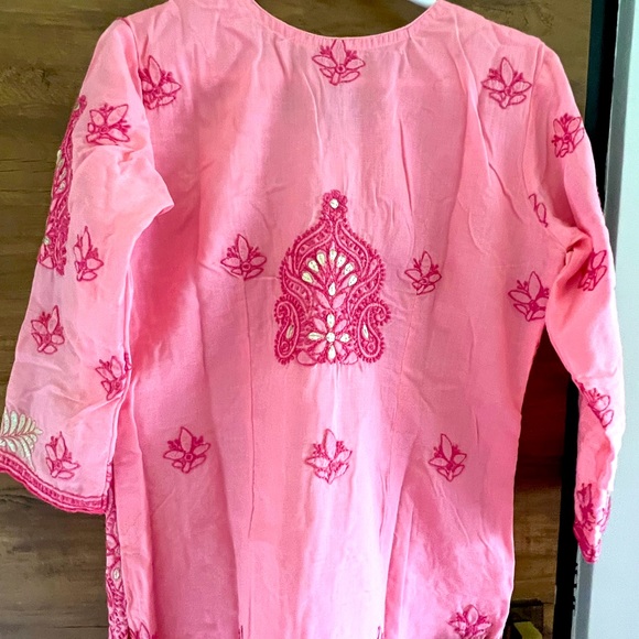 Lucknowi cotton with gotta work - Picture 5 of 7